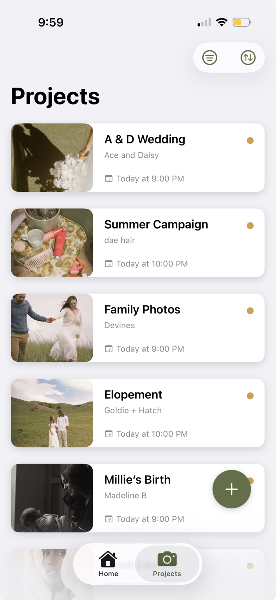 Wren home dashboard preview